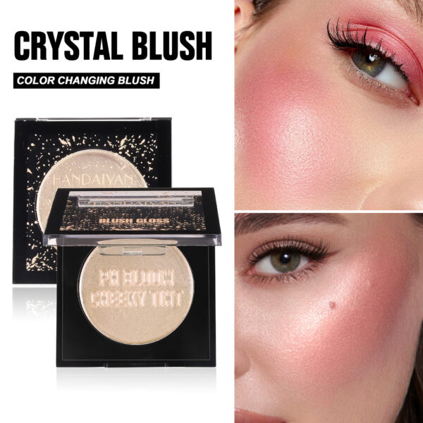 Handaiyan 3-Color Blush Pearlescent Blush Temperature Change