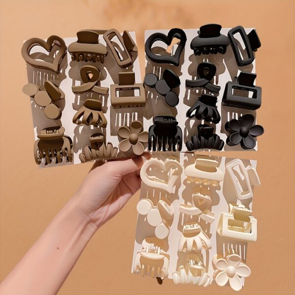 10pcs Set Women's Medium Hair Clips -