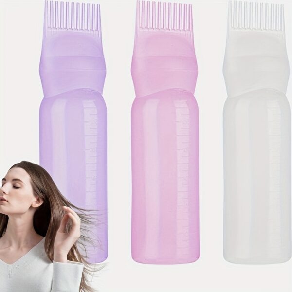 120ml Hair Dyeing Bottle with Comb Shampoo