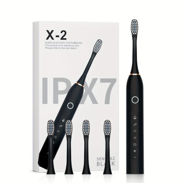 1pc Sonic Electric Toothbrush, X2 IPX7 Waterproof,