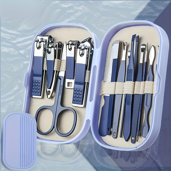 14pcs Stainless Steel Manicure & Pedicure Kit