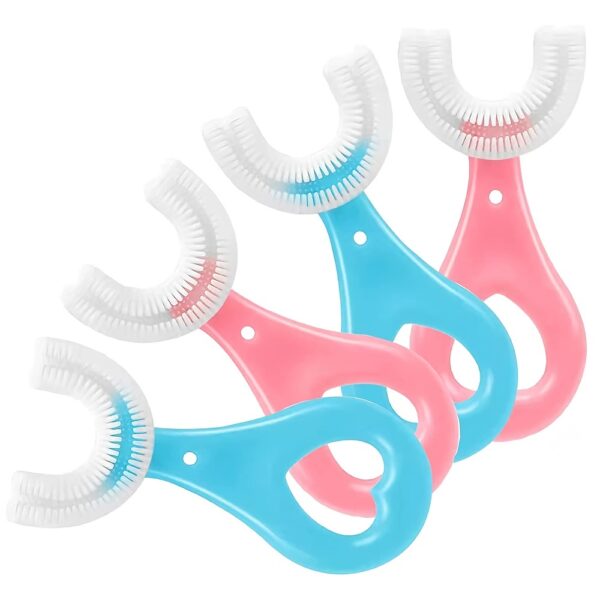 U-Shaped Toothbrush, With Food Grade Soft Silicone