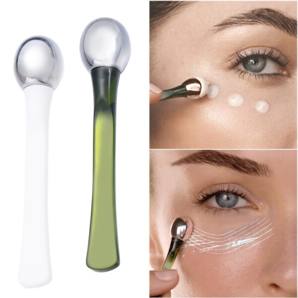 1pc Eye Cream Massage Stick, Zinc Alloy