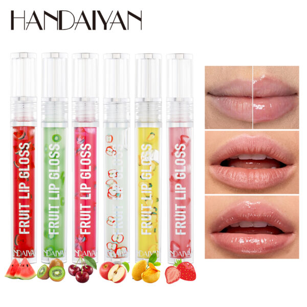 Handaiyan 6-Color Lip Oil, Fruity Hydrating Lipstick,