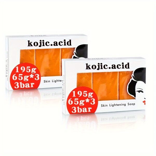 3pcs Kojic Acid Soap Papaya Soap Handmade