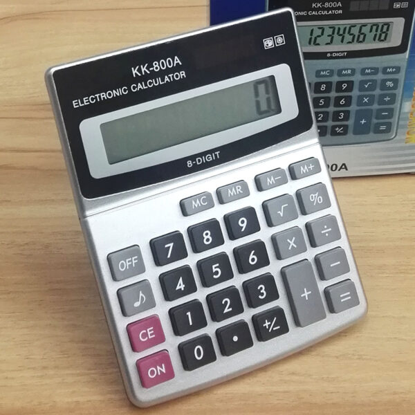KK-800A Multifunctional Scientific Calculator Large Calculator LED Display Calculator (Including Battery)