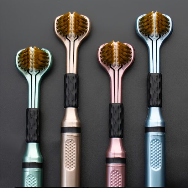 2-Pack Manual Toothbrushes, Deep Clean, Triple Layer