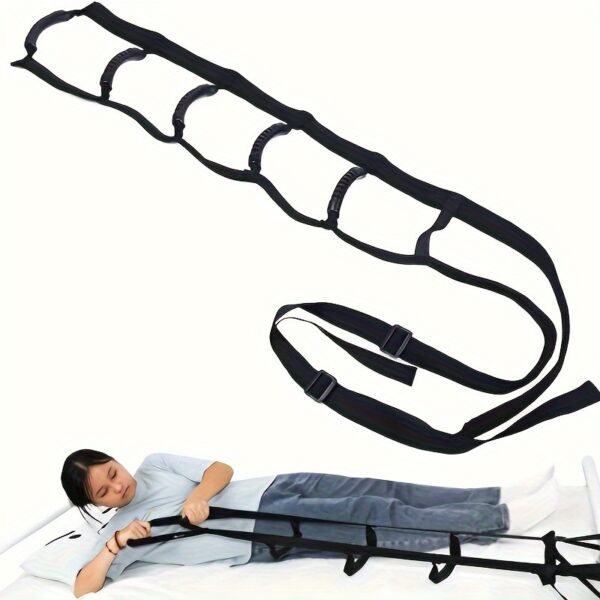 Adjustable Elderly Lift Assist Belt - Lightweight, Soft Nylon Medical Aid for Seniors & Disabled - Full Body Support, Lifting, Traction