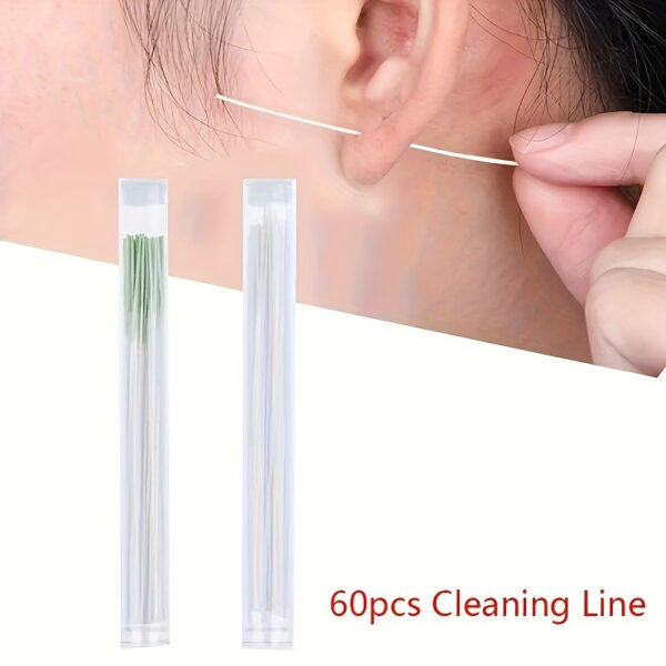 60pcs Ear Piercing Care Cleaning Lines -