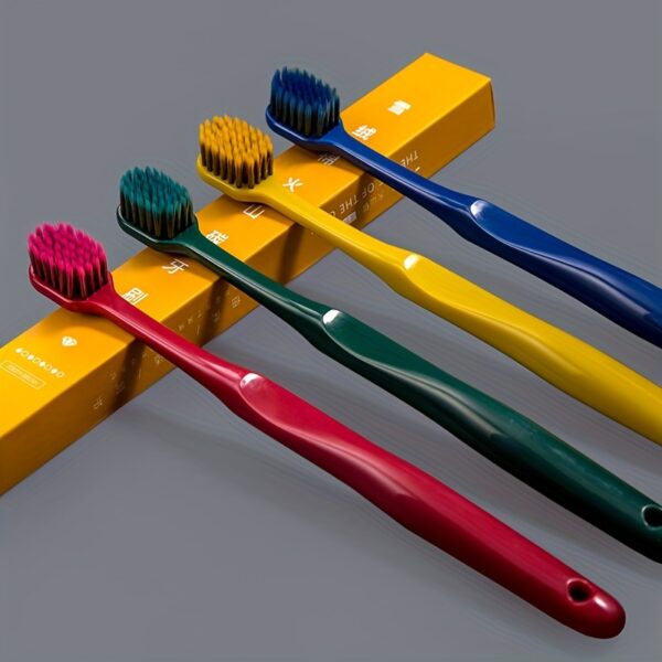 2pcs Soft Bristle Couples Toothbrushes with Wide