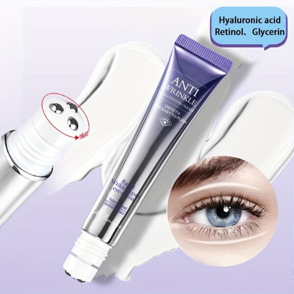 Anti-Wrinkle Eye Cream: Hyaluronic Acid Retinol Glycerol
