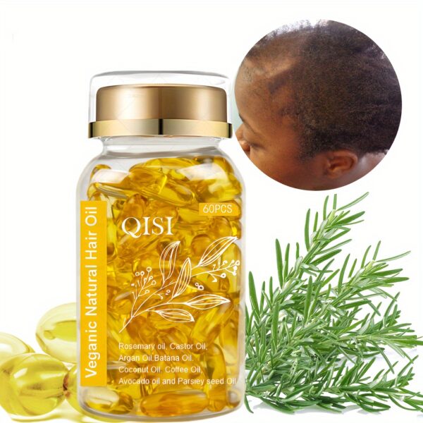 60 Capsules of Natural Hair Essence Capsules,