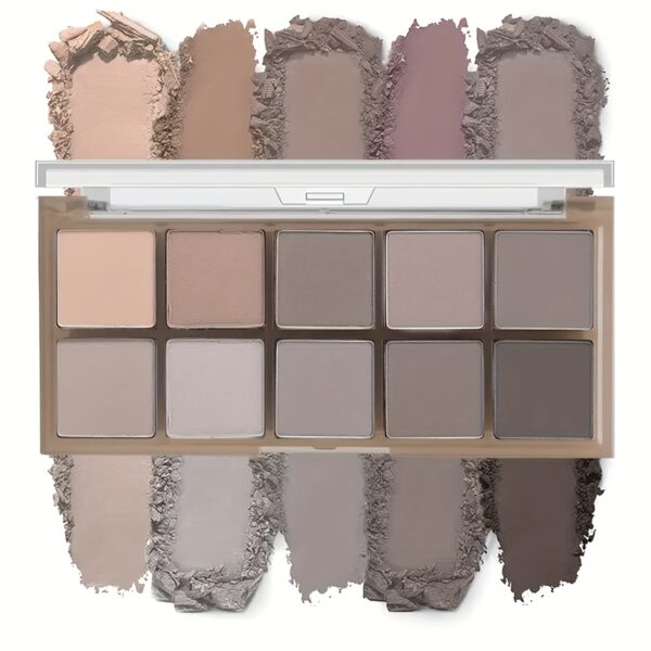 10-Color Eyeshadow Palette in Pink, Brown, Rose