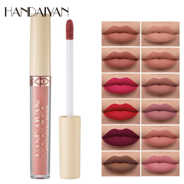 HANDAIYAN-12-Color Non-Fading Lip Glaze Long-Lasting Lipstick Matte