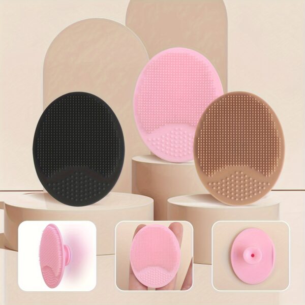 Silicone Facial Cleansing Brush with Suction Cup