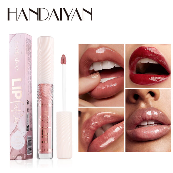 Handaiyan 8-Color Mirror Lip Lacquer Hyaluronic Acid