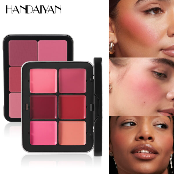 Handaiyan 12 Color Iron Box Blusher Plate