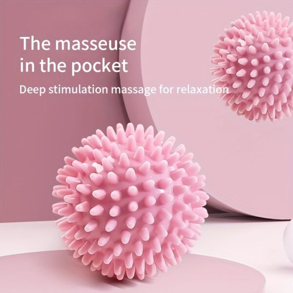 1pc PVC Massage Ball, 6cm Diameter, Full
