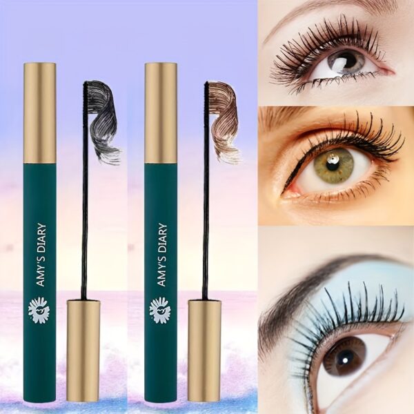 Ultra-Fine Volumizing Mascara - Waterproof, Sweatproof, Long-Lasting & Smudge-Proof for All Skin Types - Perfect for Festivals & Special Occasions, Mascara Waterproof