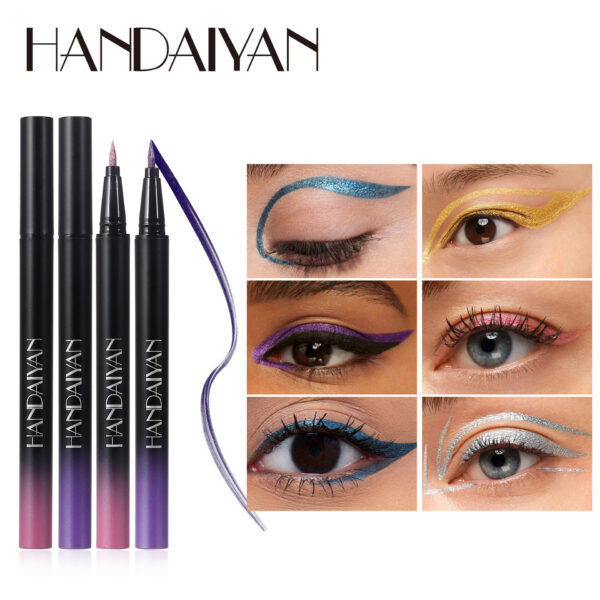 Handaiyan 10 Color Pearlescent Eyeliner Waterproof and