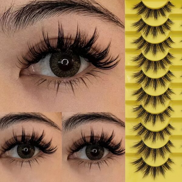 Luxurious Faux Mink Eyelashes - Fluffy, Thick