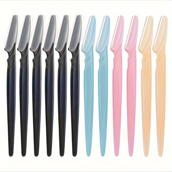 6pcs Eyebrow Razor Shaper Shavers, Facial Hair