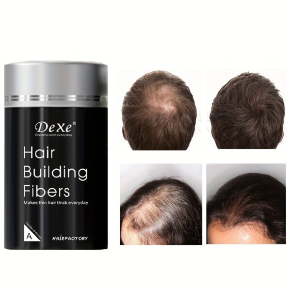 DEXE Hair Building Fibers, Instant Volume & Thickness Boost for Thinning Hair, Easy-to-Use Powder, Enhances Fullness & Texture, Suitable for All Hair Types, Hair Toppers for Thinning Hair