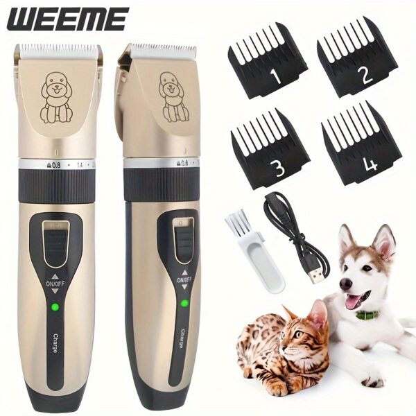 USB Charging Professional Pet Grooming Clipper, Cordless