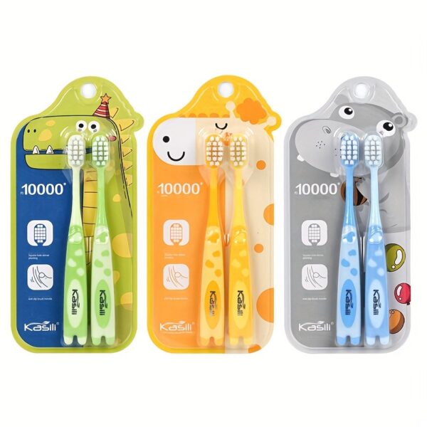 Kasili Youngsters' Cartoon Toothbrush Set - Ultra-Soft