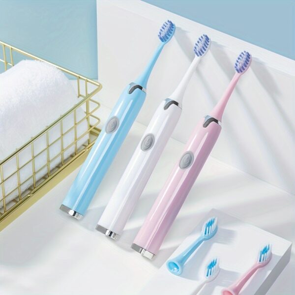 Portable AA Battery Electric Toothbrush, Sonic Electric