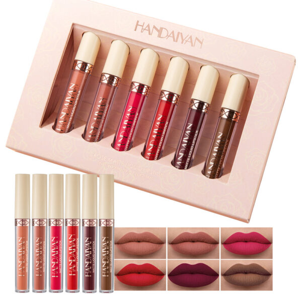 Handaiyan 6pcs Lipstick Set Kit Retro Matte