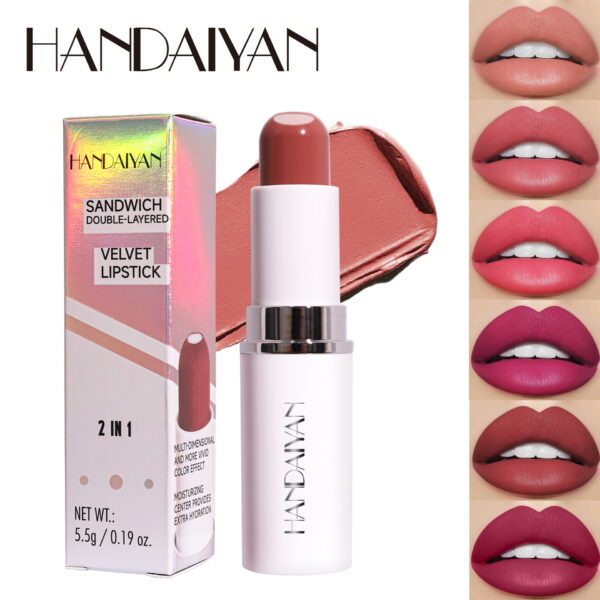 Handaiyan 8 Color Lipstick 2in1 Lipstick Matte