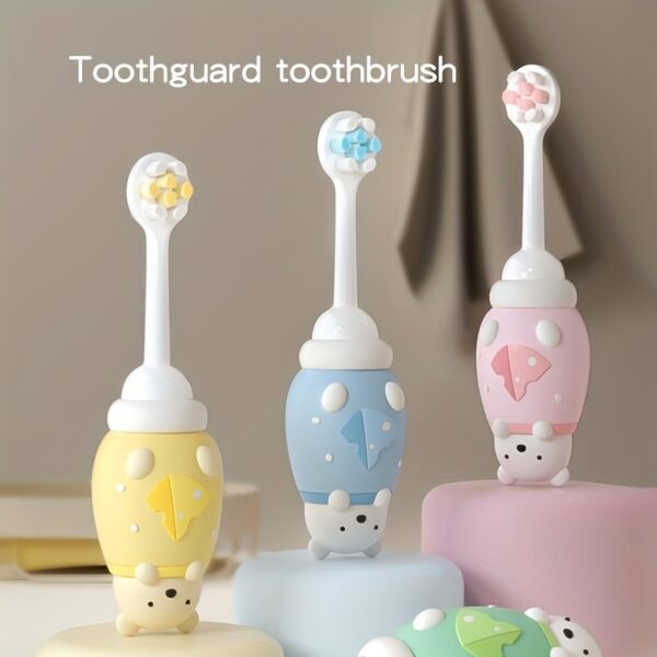 1pc Cartoon Children Toothbrush, Manual Toothbrushes With