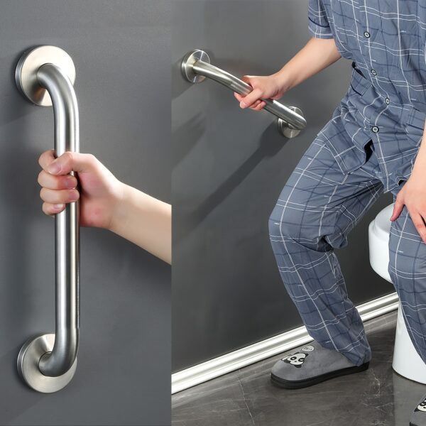 Stainless Steel Bathroom Grab Bar Handle -