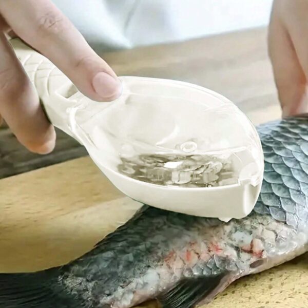 Fish Scales Graters Scraper Fish Cleaning Tool Scraping Scales Device With Cover Home Kitchen Cooking Fish Tool Kitchen Tools