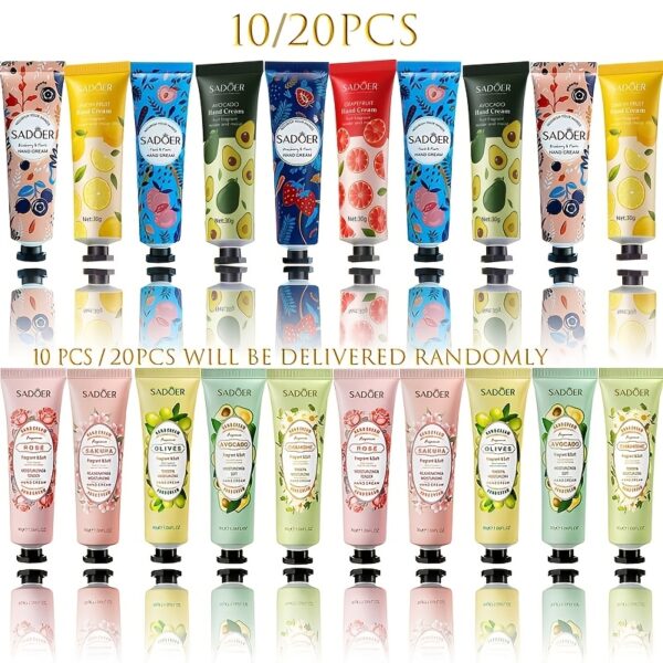 SADOER 10/20pcs Hand Cream & Body Lotion