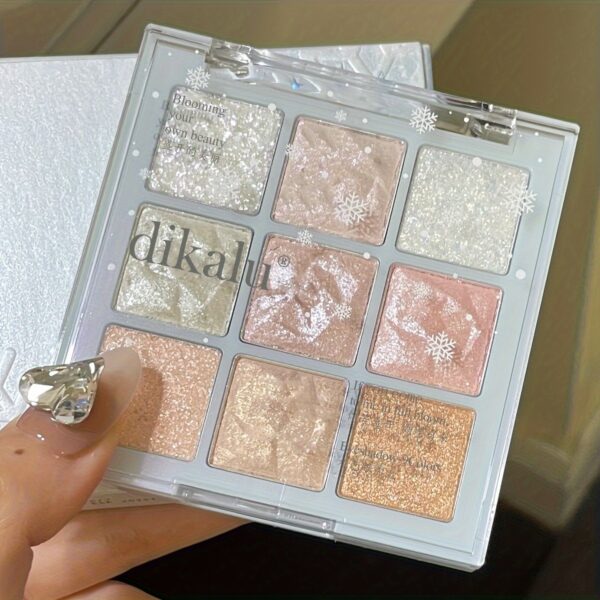 9-color eye shadow plate ice snow limited