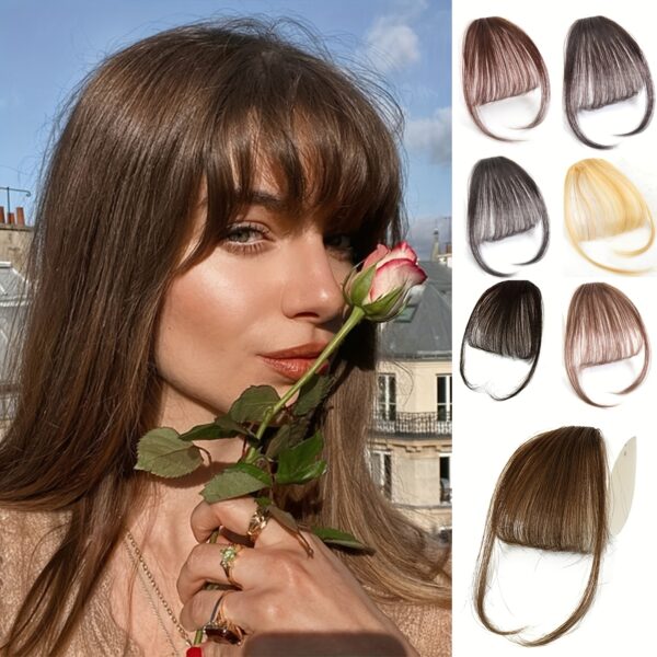 Straight Hair Synthetic Bangs, High Temperature Fiber