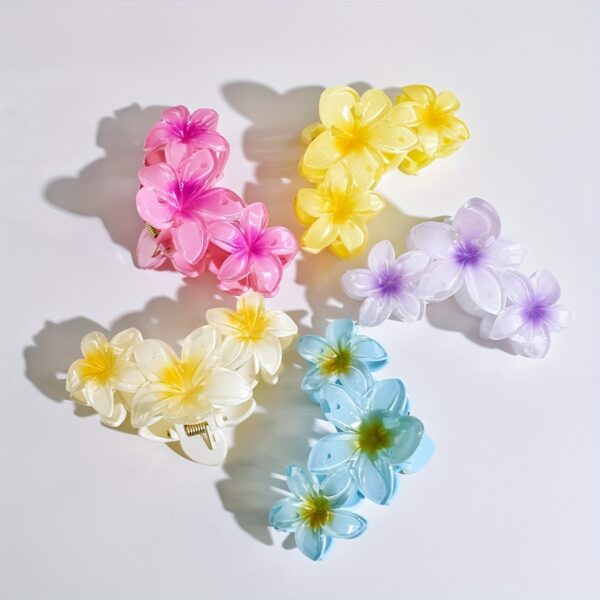 1pc Set of Vibrant Flower Hair Claw