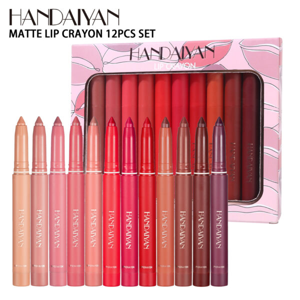 Handaiyan 12 colors lip liner set lasting