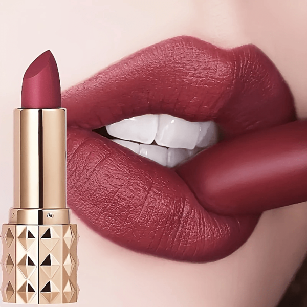 1pc Mermaid Shimmer  Lipstick - Metallic Pearl Finish, Long-Lasting Glow & Glitter in Vibrant Red, Perfect Gift for Women, All Skin Types