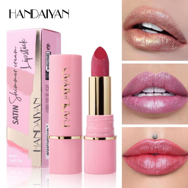 Handaiyan 8-Color Lipstick Relief Thin and Glittering