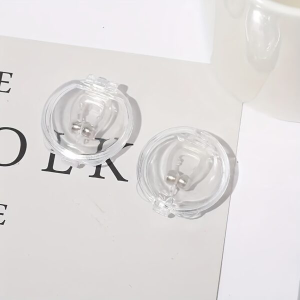 2/4pcs Anti-Snoring Device, Silicone Magnetic Anti-Snoring Nose