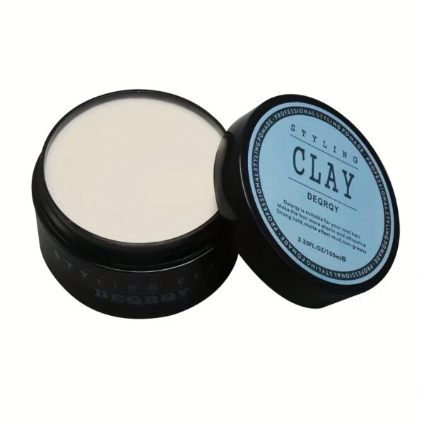 Hair Styling Clay For Men, Strong Hold Long Lasting Hair Stying Wax With Low Shine Father's Day Gift