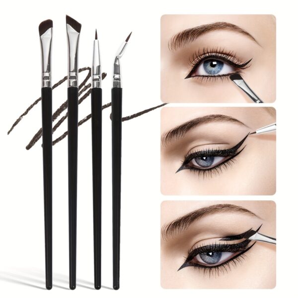 Eye Makeup Brush Set, 4pcs Professional Mix