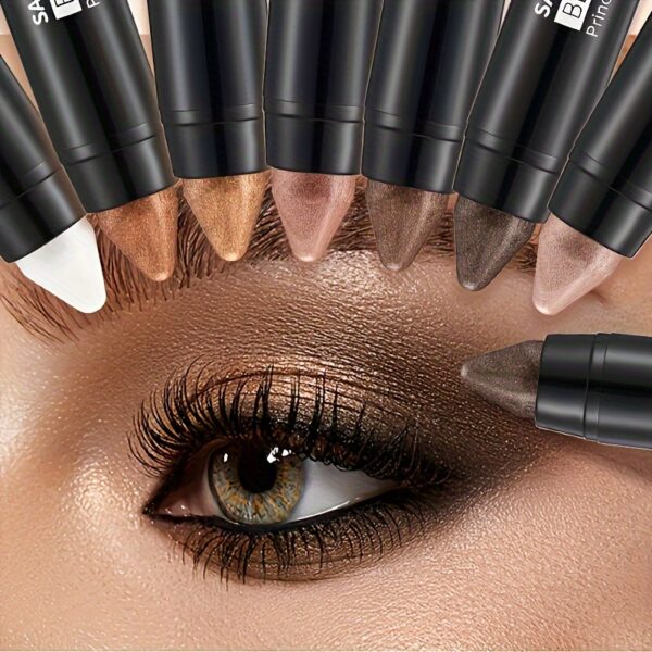 Waterproof Eye Shadow Stick, Pearlescent Matte Treatment,