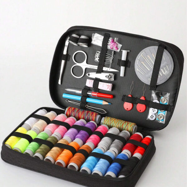 10Pcs/67Pcs/97Pcs Portable Sewing Kit Household Sewing Tools Thread Box Needle Threader Hand Sewing Supplies