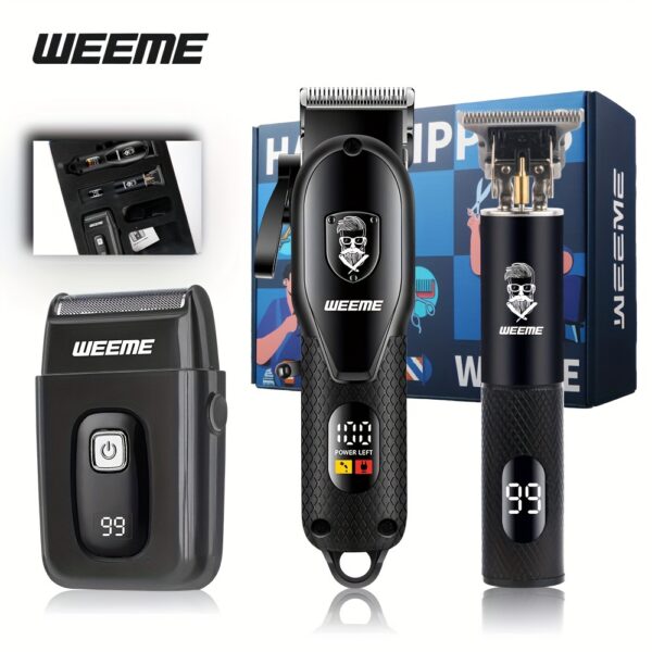WEEME Professional Hair Clippers Set, Electric Shaver