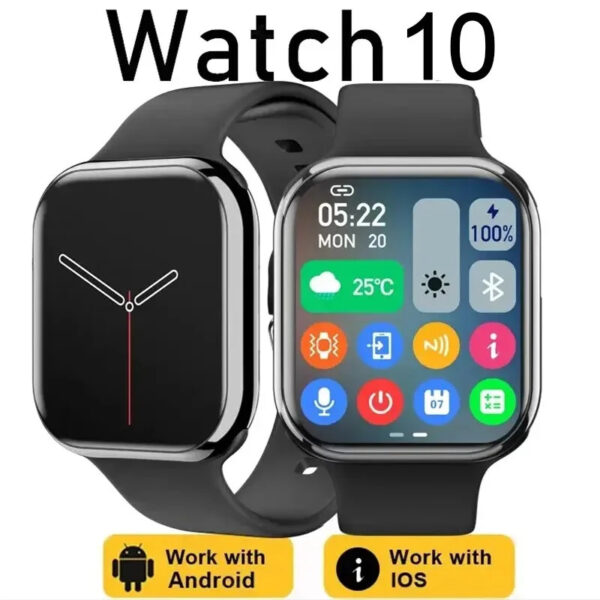 2025 Watch 9 Smart Watch Men Body Temperature BT Call NFC Always on Display  Sport Watches Women Smartwatch For Apple Android