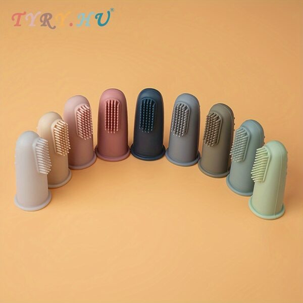 TYRY.HU 3pcs Finger Toothbrush - Soft Cleaning